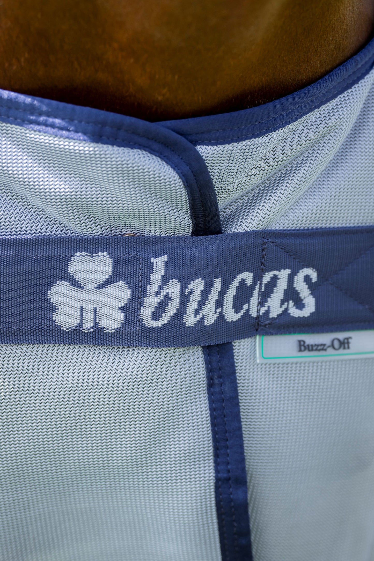 Bucas Buzz-Off Classic Cut Fly Rug - Blue/Silver