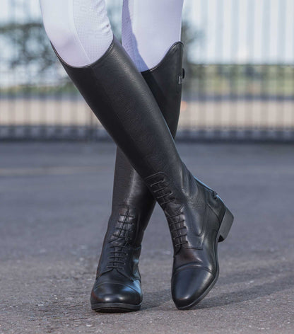 Premier Equine Calanthe Ladies Leather Field Tall Riding Boot Black