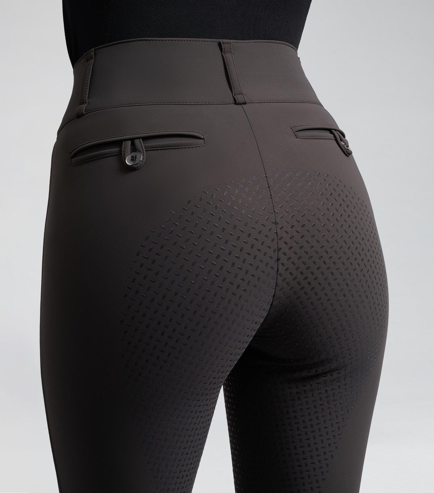 Premier Equine Carapello Ladies Full Seat Gel Riding Breeches - Liquorice