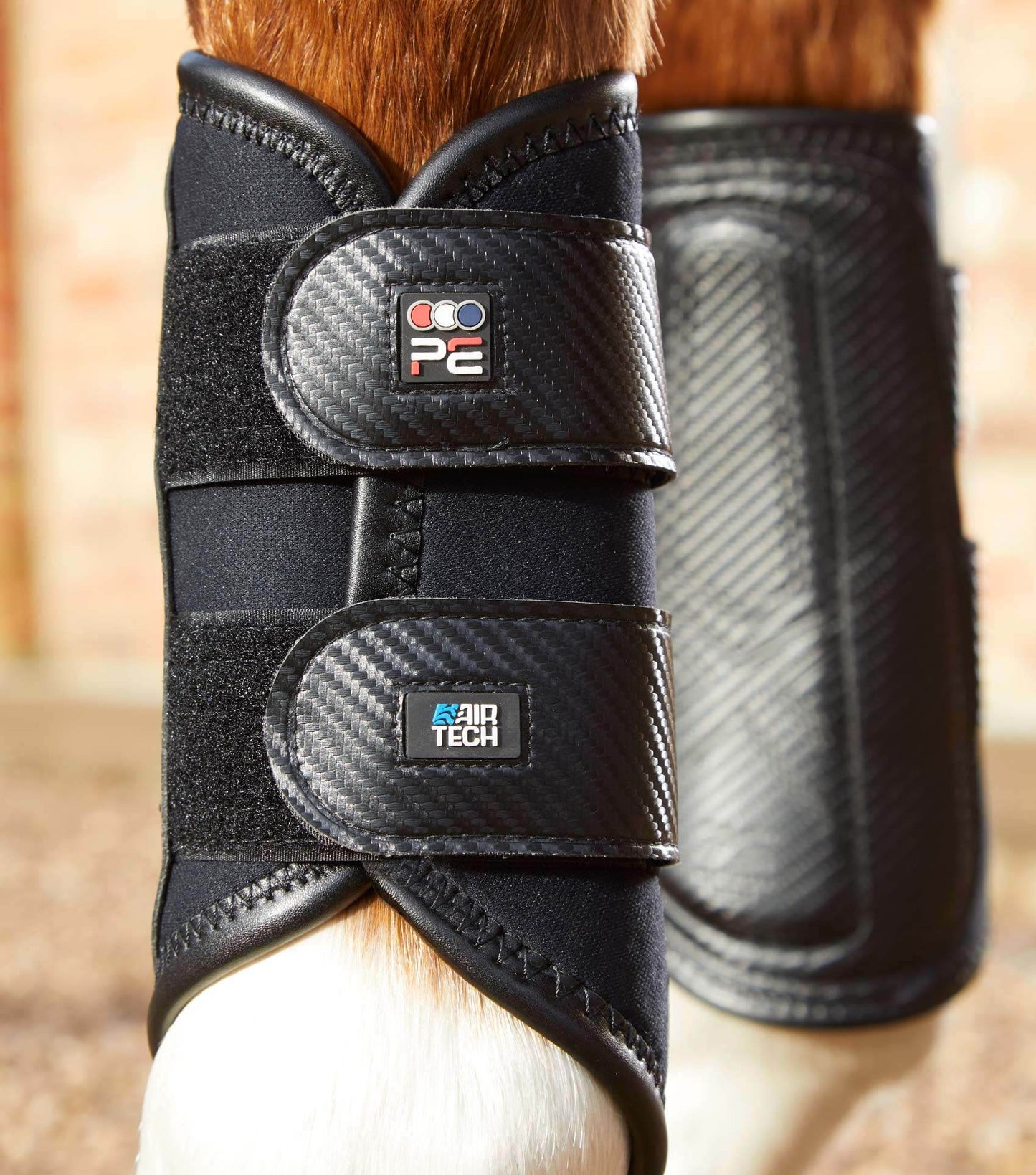 Premier Equine Carbon Air-Tech Double Locking Brushing Boots - N P Equestrian & Pet Supplies Ltd 