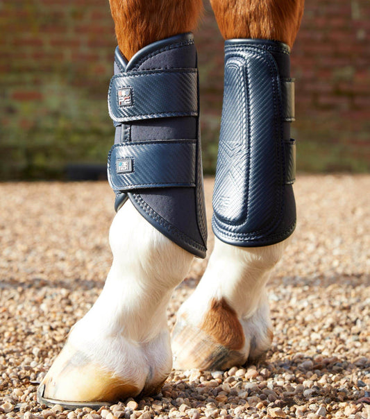 Premier Equine Carbon Air-Tech Double Locking Brushing Boots - N P Equestrian & Pet Supplies Ltd 
