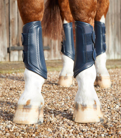 Premier Equine Carbon Air-Tech Double Locking Brushing Boots - N P Equestrian & Pet Supplies Ltd 