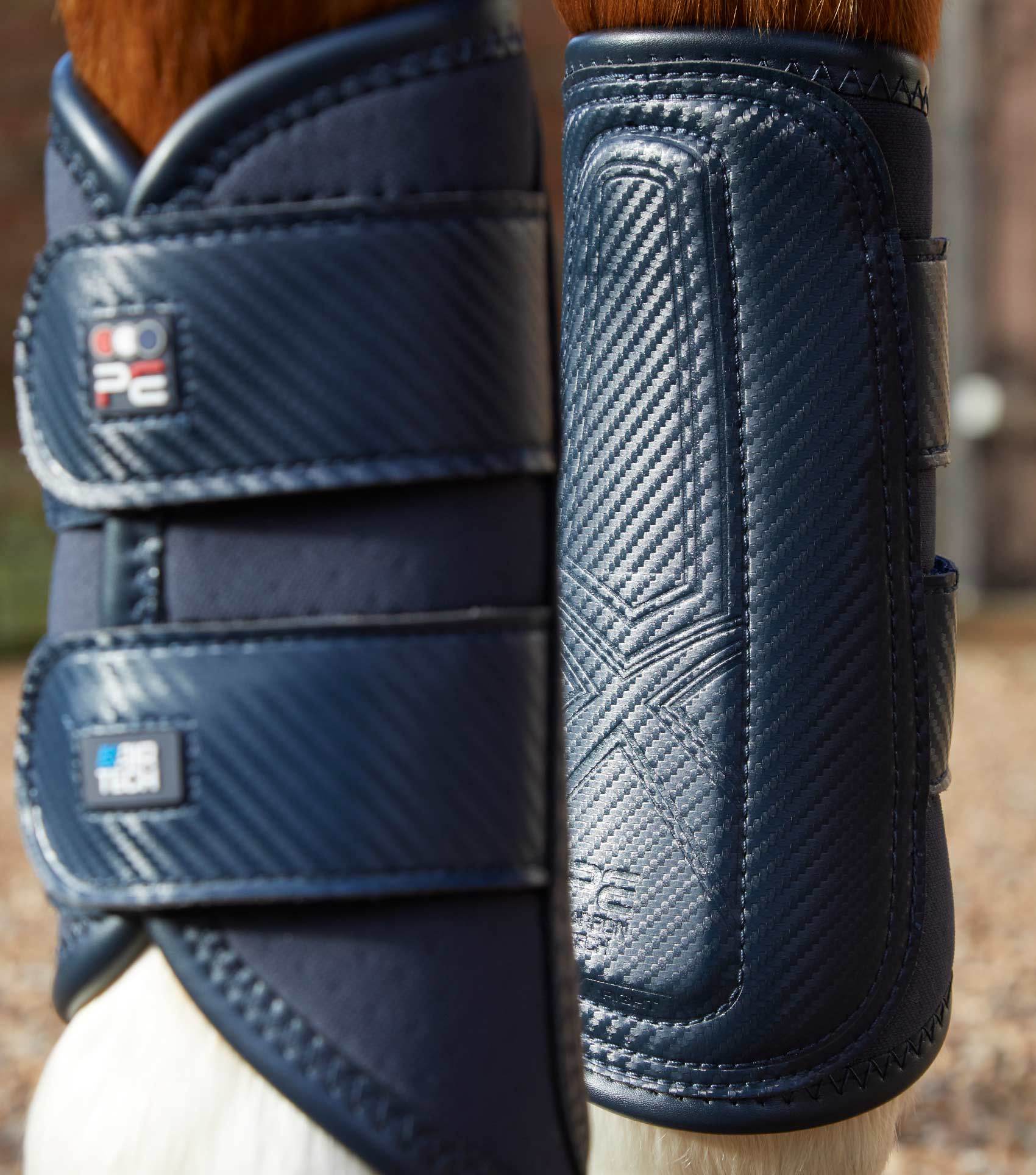 Premier Equine Carbon Air-Tech Double Locking Brushing Boots - N P Equestrian & Pet Supplies Ltd 