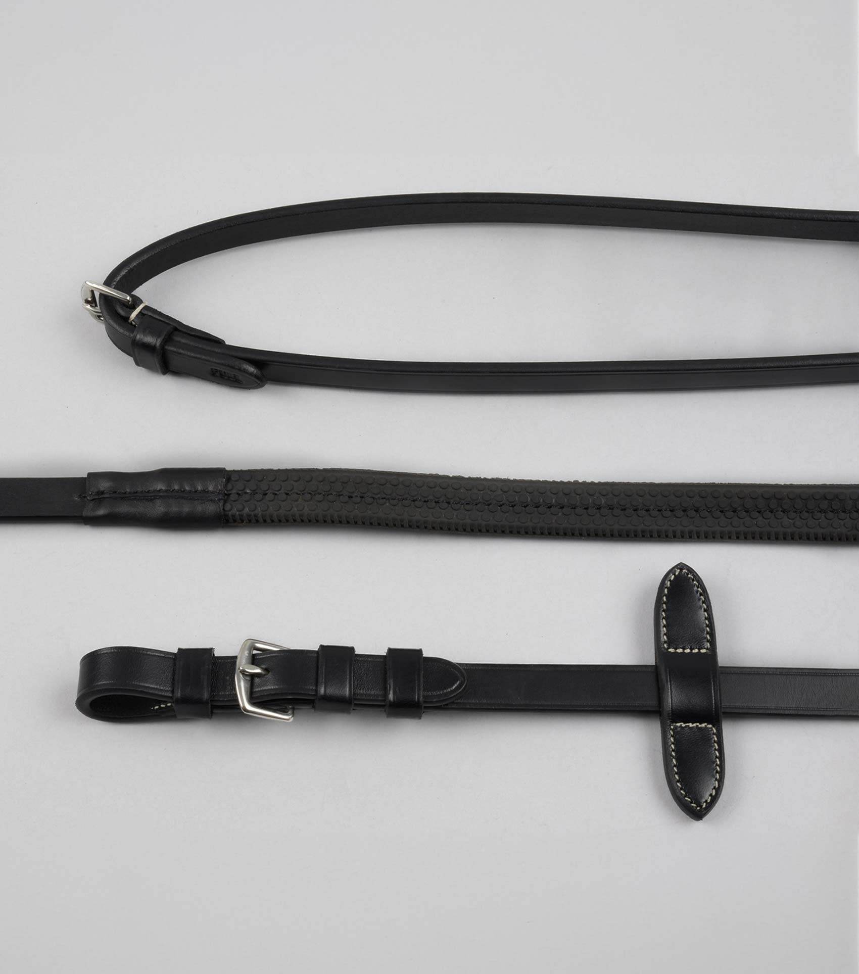 Premier Equine Cassano Rubber Grip Reins - N P Equestrian & Pet Supplies Ltd 