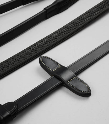 Premier Equine Cassano Rubber Grip Reins - N P Equestrian & Pet Supplies Ltd 