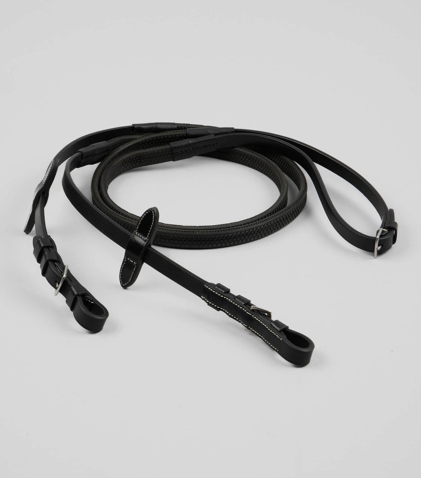 Premier Equine Cassano Rubber Grip Reins - N P Equestrian & Pet Supplies Ltd 