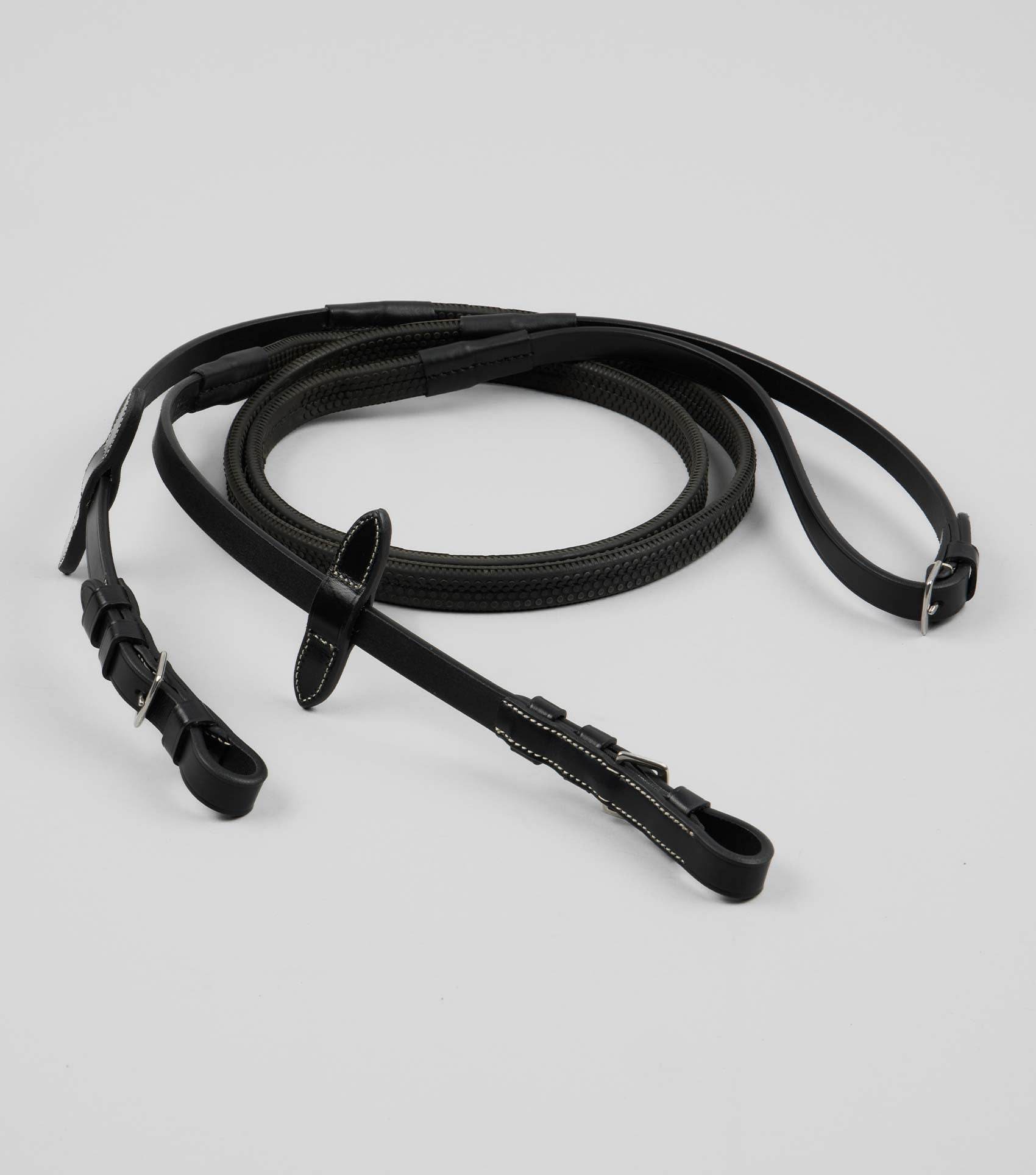 Premier Equine Cassano Rubber Grip Reins - N P Equestrian & Pet Supplies Ltd 