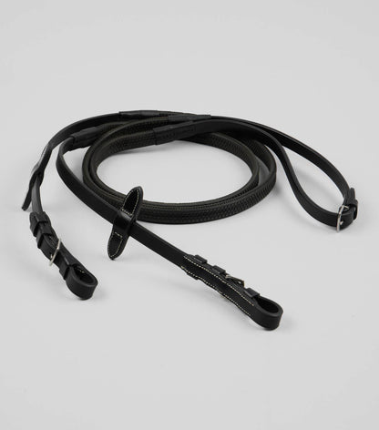 Premier Equine Cassano Rubber Grip Reins - N P Equestrian & Pet Supplies Ltd 