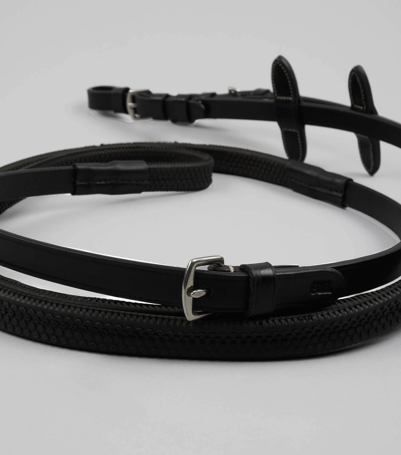 Premier Equine Cassano Rubber Grip Reins - N P Equestrian & Pet Supplies Ltd 