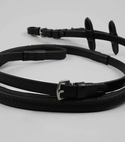 Premier Equine Cassano Rubber Grip Reins - N P Equestrian & Pet Supplies Ltd 