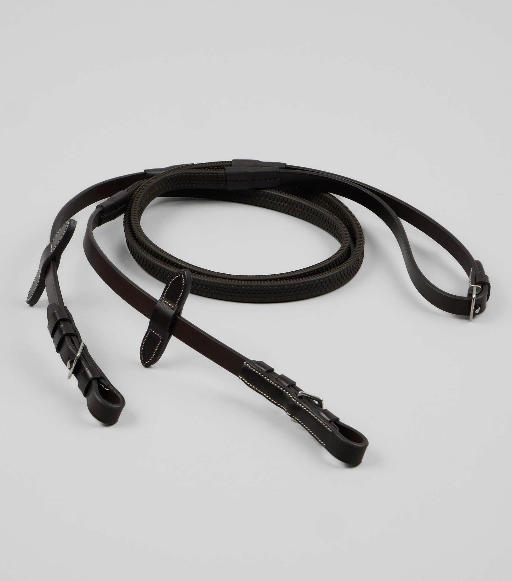 Premier Equine Cassano Rubber Grip Reins - N P Equestrian & Pet Supplies Ltd 