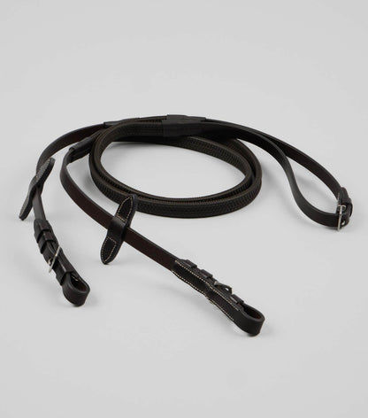 Premier Equine Cassano Rubber Grip Reins - N P Equestrian & Pet Supplies Ltd 
