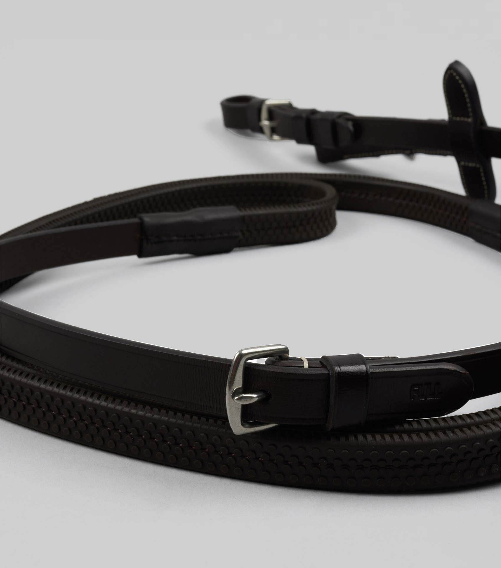 Premier Equine Cassano Rubber Grip Reins - N P Equestrian & Pet Supplies Ltd 