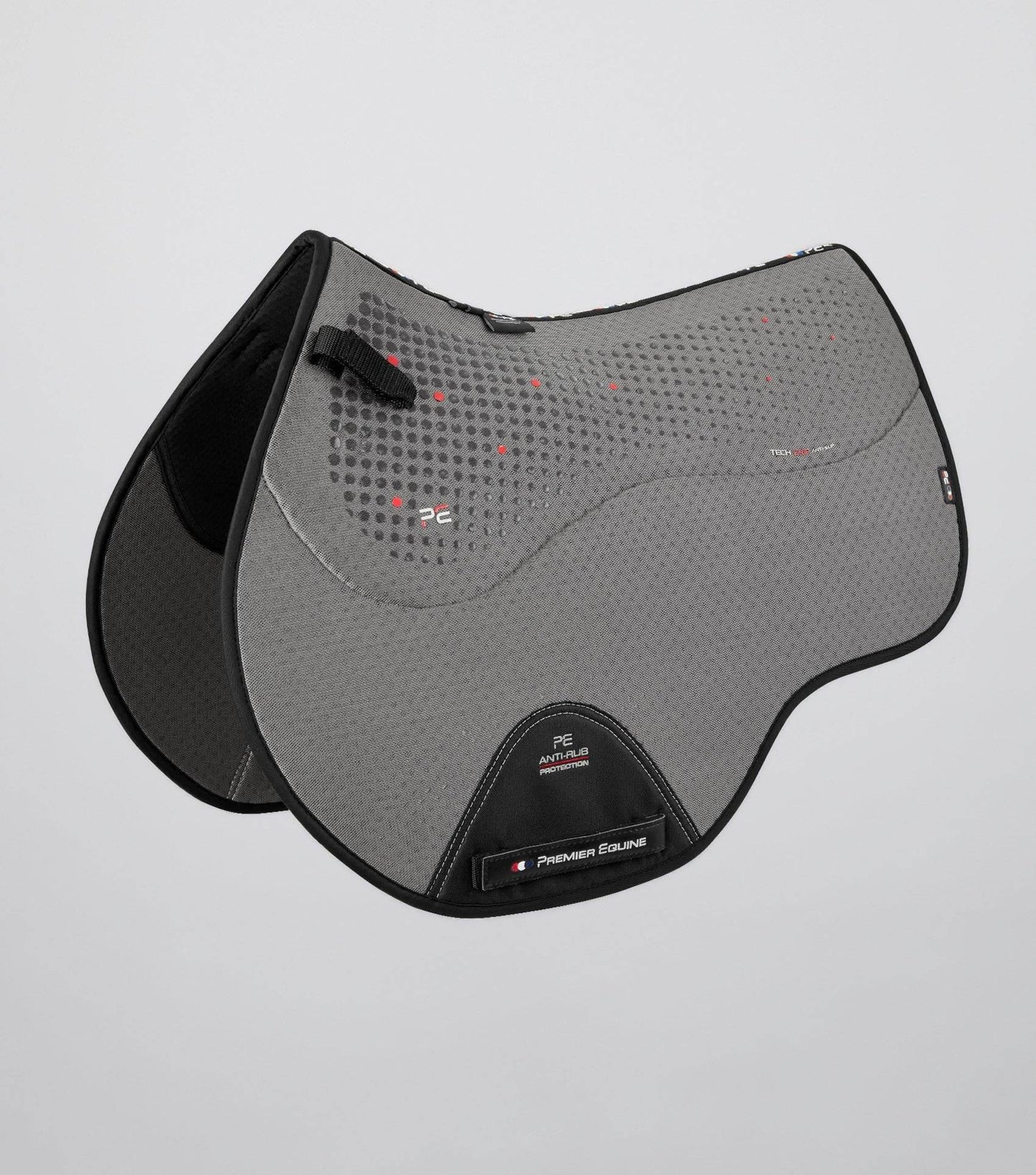 Premier Equine Close Contact Airtechnology Anti-Slip GP/Jump Square Grey