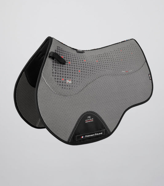 Premier Equine Close Contact Airtechnology Anti-Slip GP/Jump Square Grey