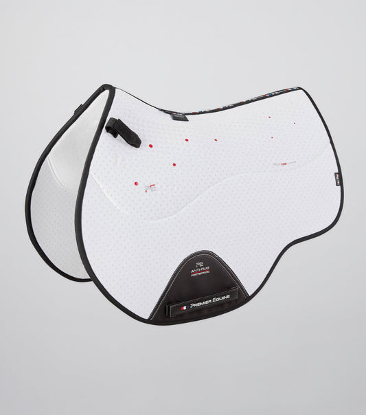 Premier Equine Close Contact Airtechnology Anti-Slip GP/Jump Square White