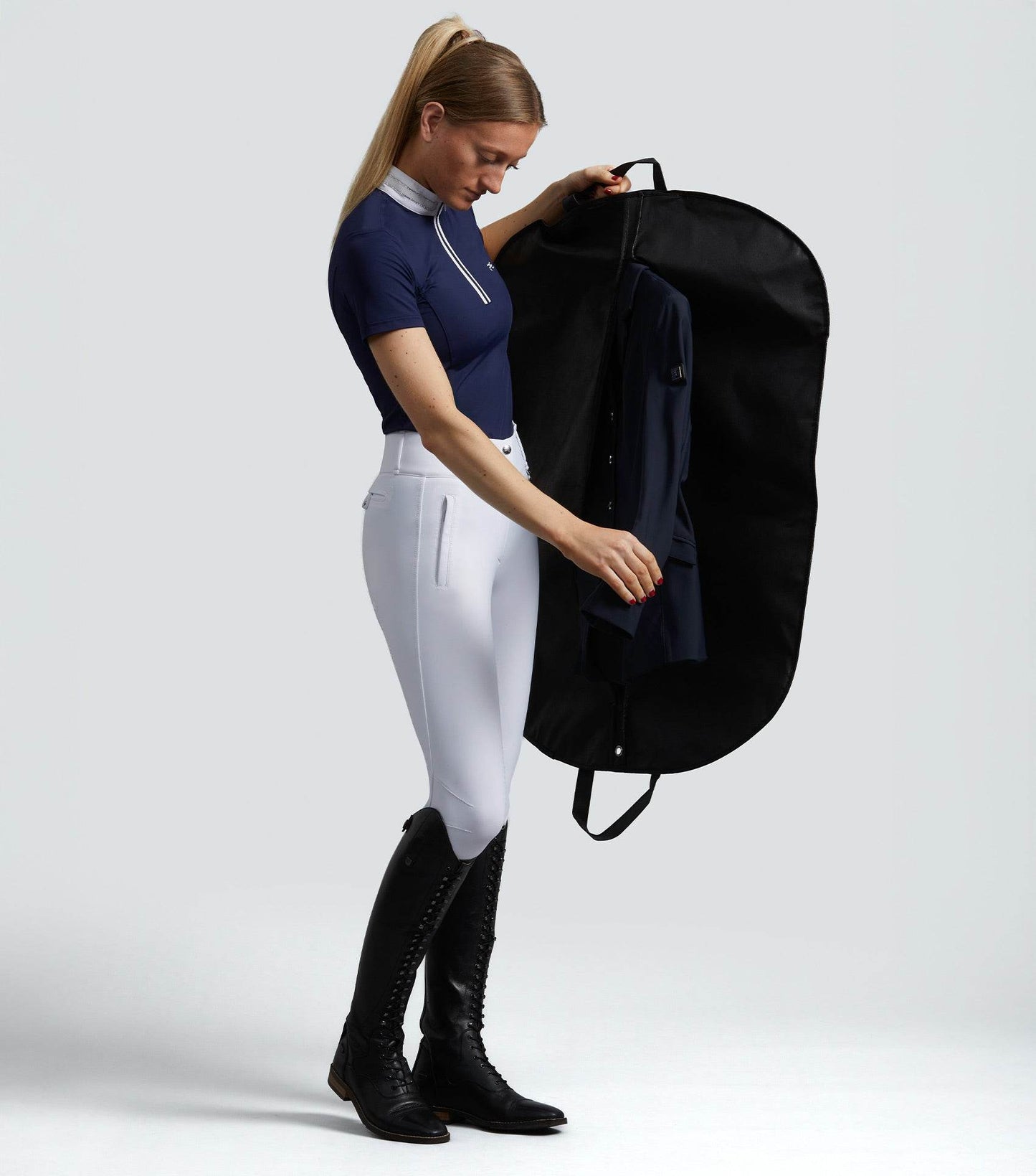 Premier Equine Show Jacket Garment Storage Bag Black - N P Equestrian & Pet Supplies Ltd 