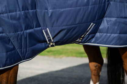 Bucas Quilt 150g Stable Rug with Stay-Dry Lining - Navy/Silver