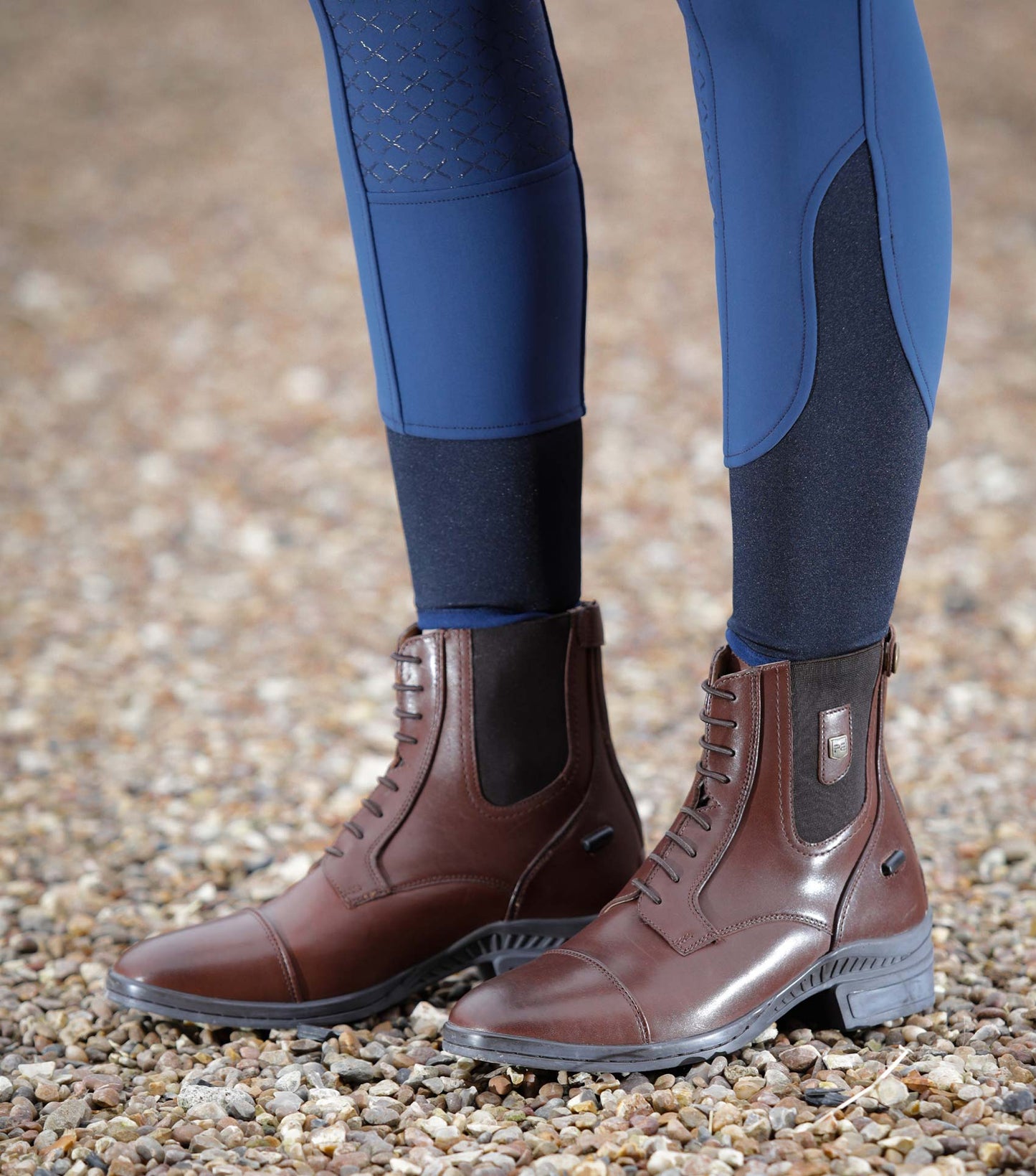 Premier Equine Denver Ladies Leather Paddock/Riding Boot Brown