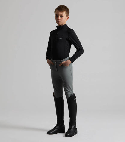 Premier Equine Derby Boys Riding Breeches Grey - N P Equestrian & Pet Supplies Ltd 