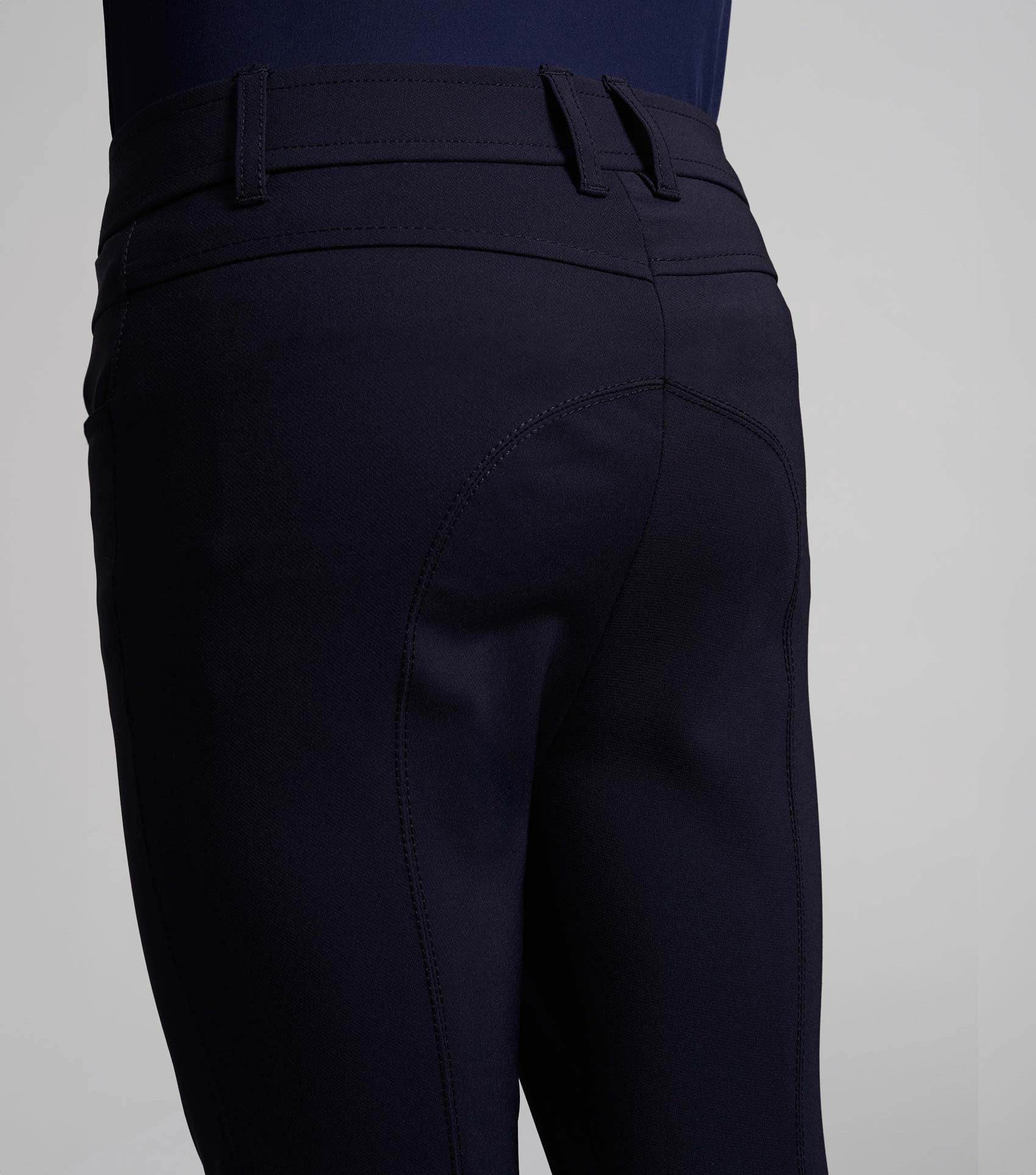Premier Equine Derby Boys Riding Breeches Navy - N P Equestrian & Pet Supplies Ltd 