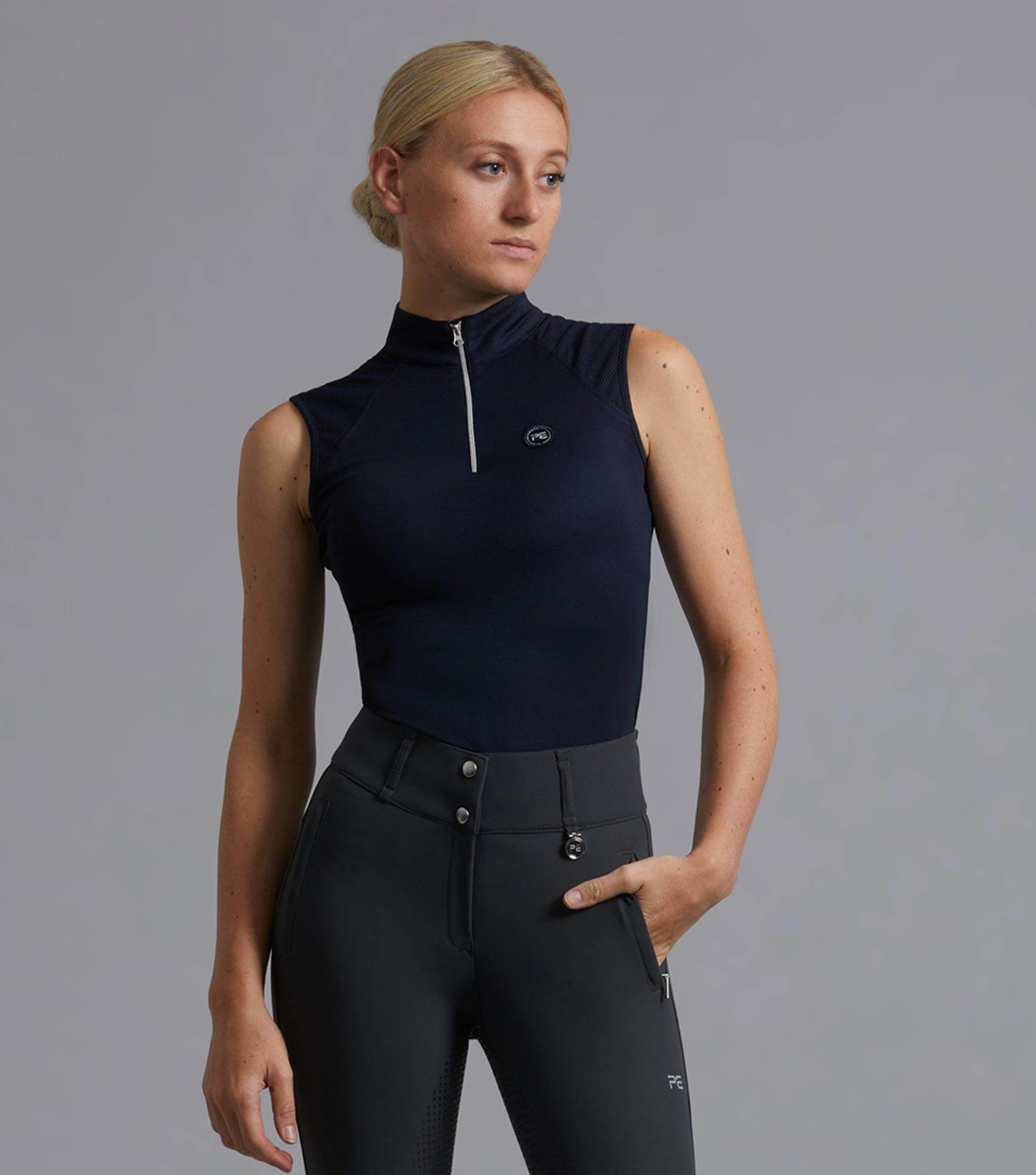 Premier Equine Derina Ladies Technical Sleeveless Riding Top - N P Equestrian & Pet Supplies Ltd 