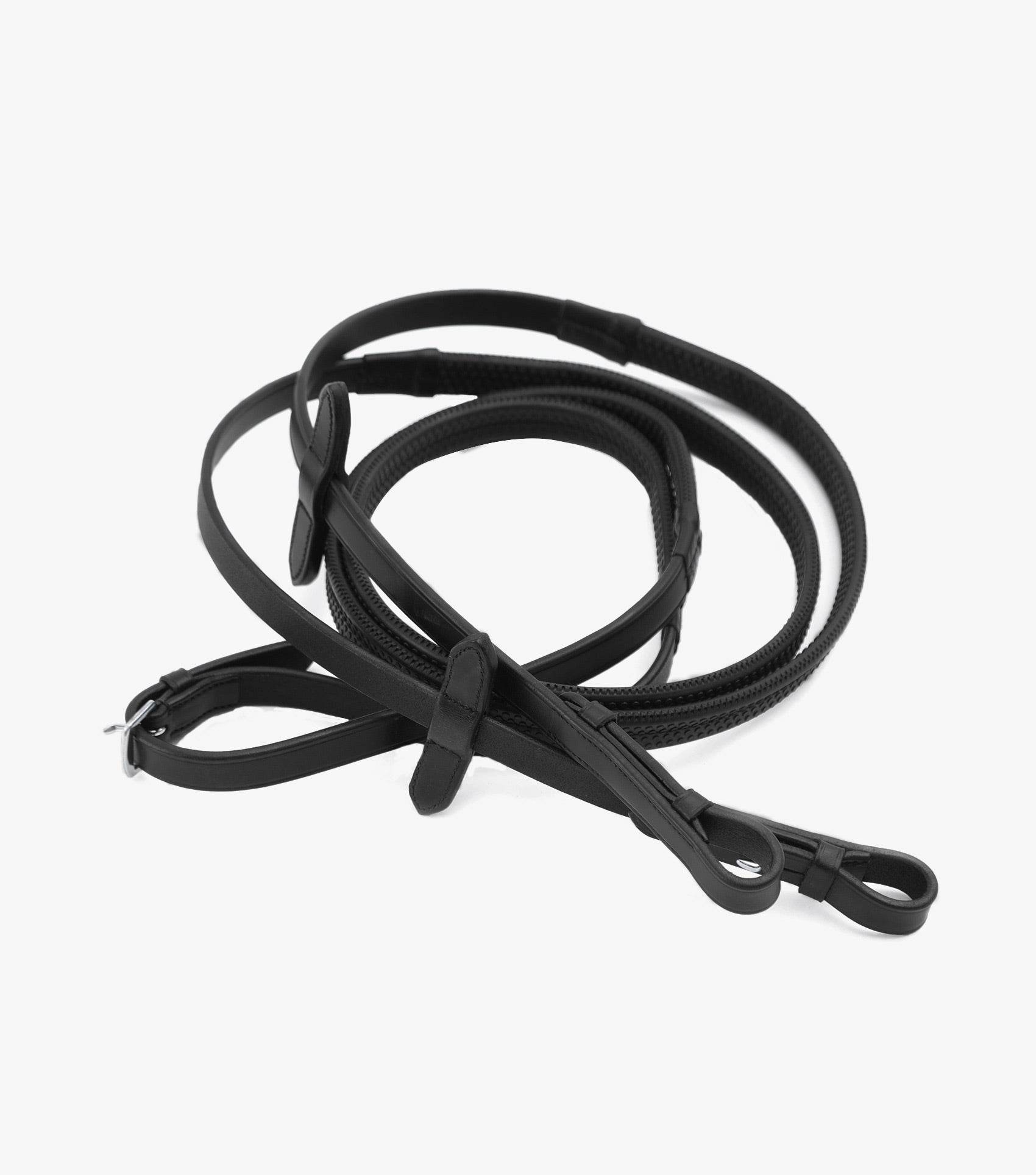 Premier Equine Diego Rubber Reins - N P Equestrian & Pet Supplies Ltd 