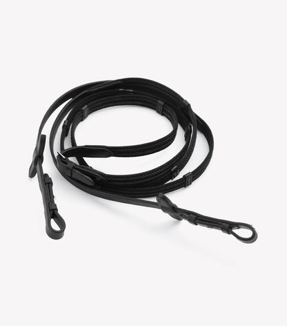 Premier Equine Domenico Web & Rubber Grip Reins - N P Equestrian & Pet Supplies Ltd 