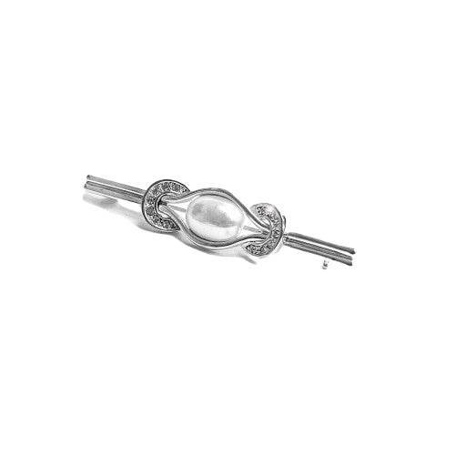 Equetech Pearl & Horseshoes Stock Pin - N P Equestrian & Pet Supplies Ltd 
