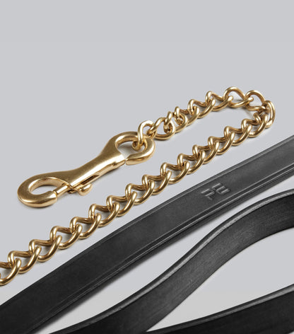 Description:european leather lead chain_colour:black_position:4