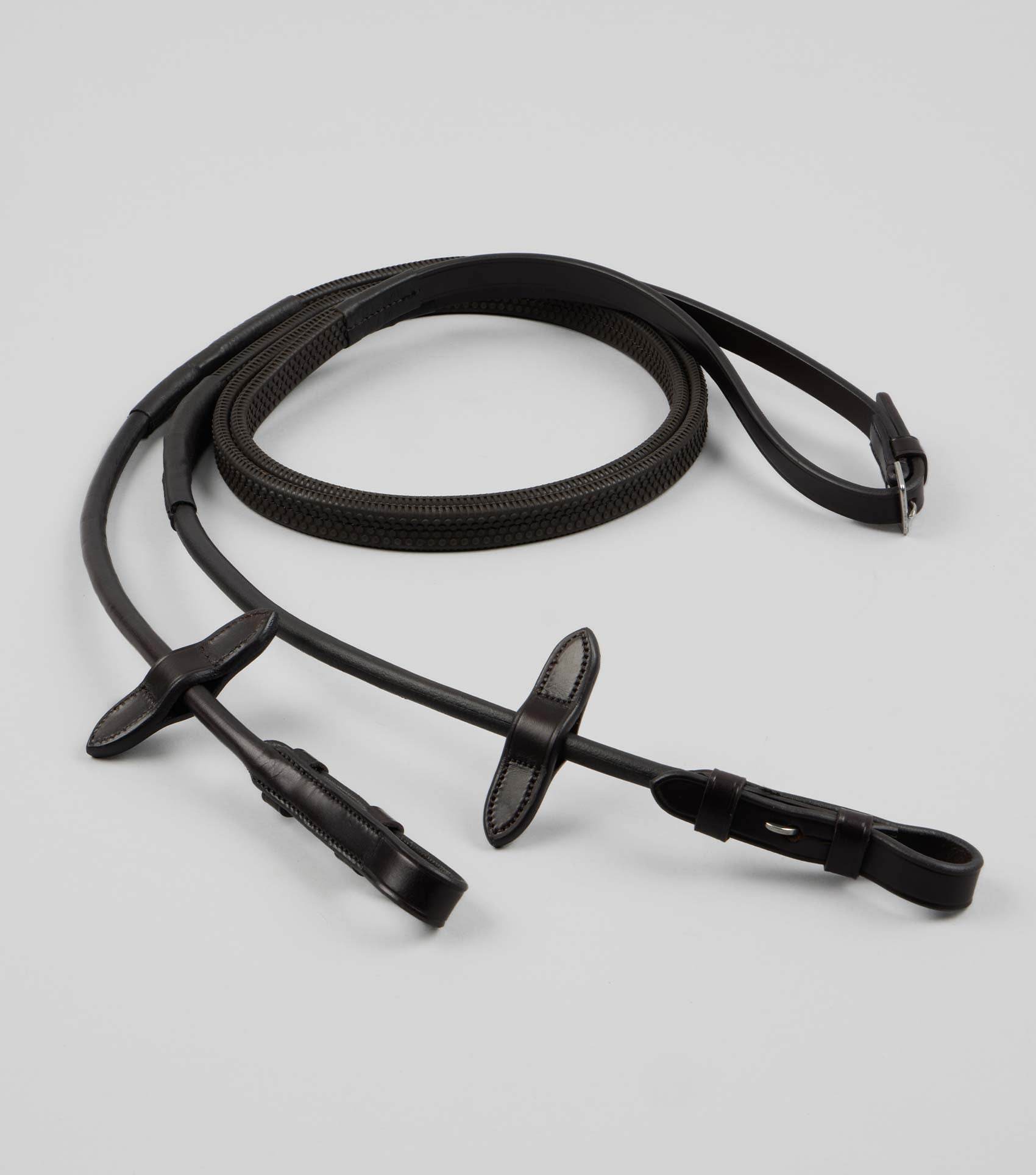 Premier Equine Finetti Rolled Leather Reins - N P Equestrian & Pet Supplies Ltd 