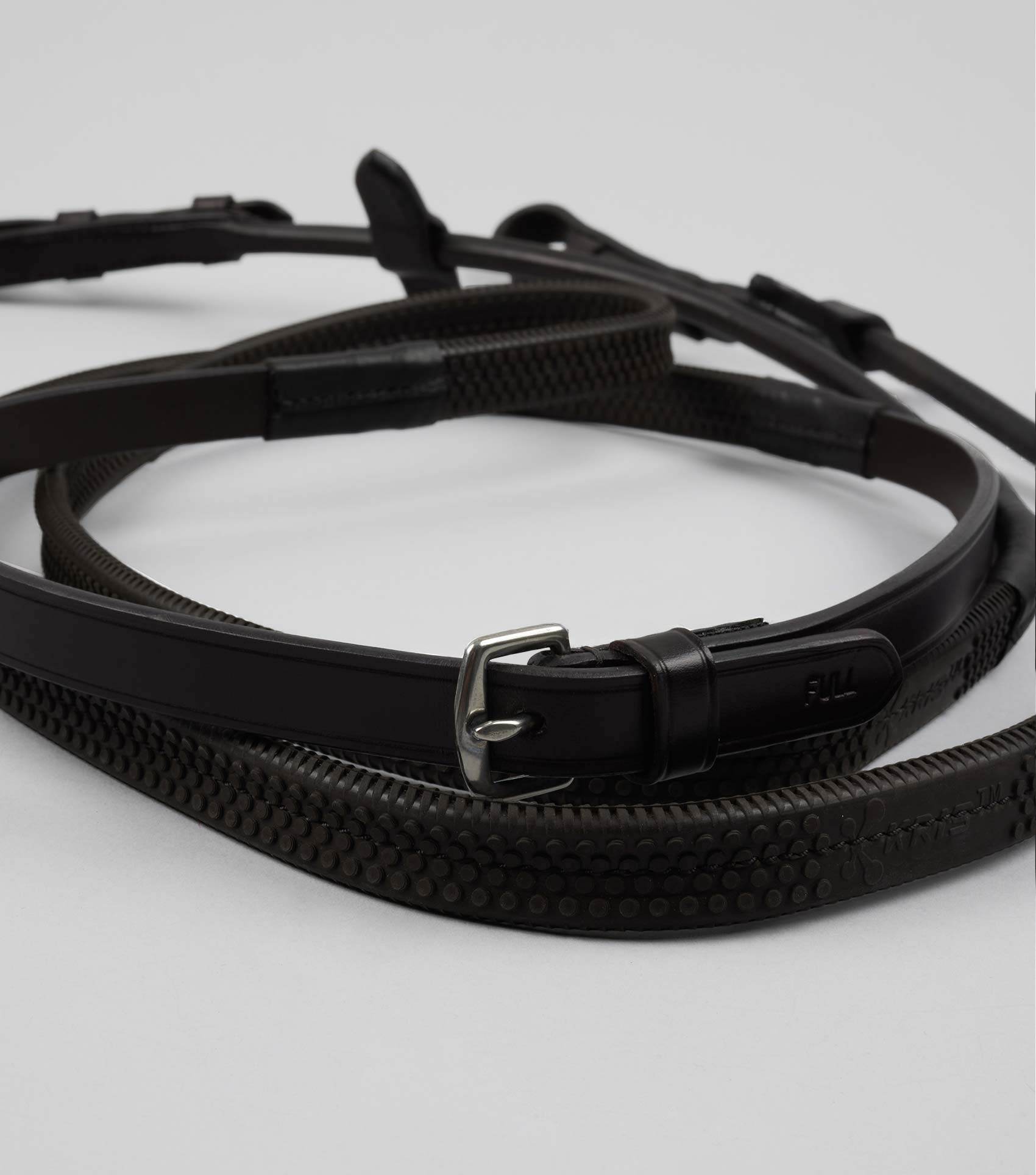 Premier Equine Finetti Rolled Leather Reins - N P Equestrian & Pet Supplies Ltd 