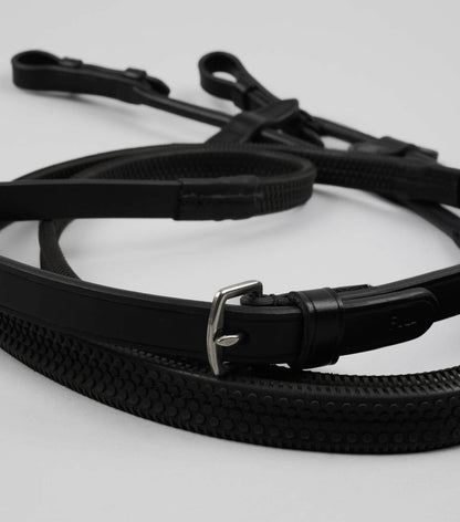 Premier Equine Finetti Rolled Leather Reins - N P Equestrian & Pet Supplies Ltd 