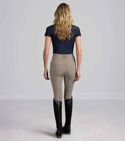 Premier Equine Filetto Womens Gel Full Seat Riding Breeches - Beige