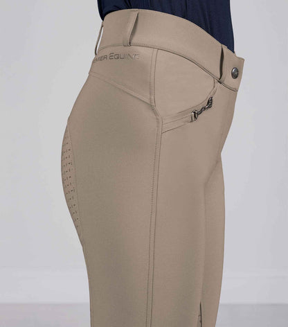 Premier Equine Filetto Womens Gel Full Seat Riding Breeches - Beige
