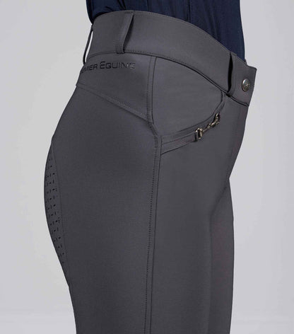Premier Equine Filetto Womens Gel Full Seat Riding Breeches - Anthracite