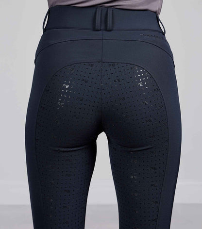 Premier Equine Filetto Womens Gel Full Seat Riding Breeches - Navy