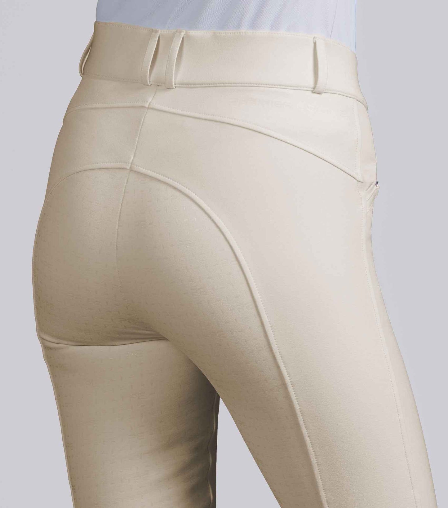 Premier Equine Filetto Womens Gel Full Seat Riding Breeches - Vanilla