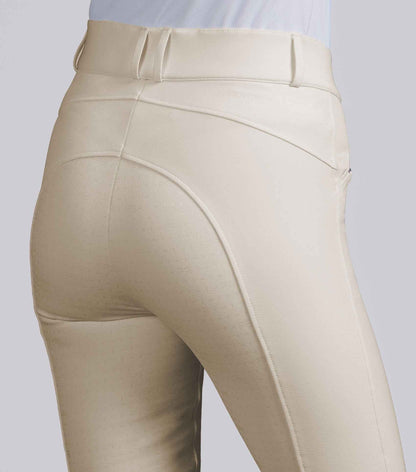 Premier Equine Filetto Womens Gel Full Seat Riding Breeches - Vanilla