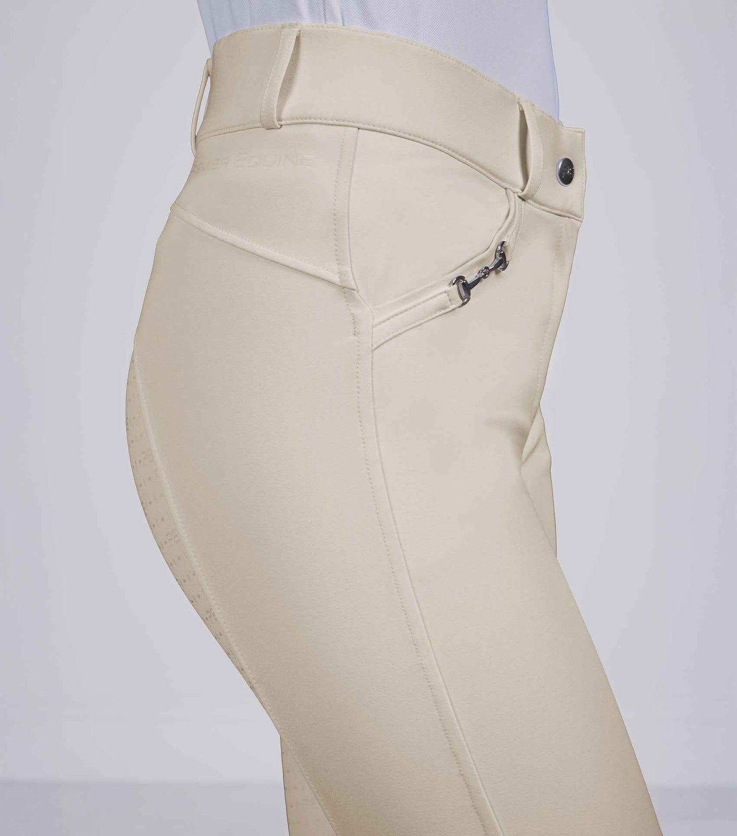 Premier Equine Filetto Womens Gel Full Seat Riding Breeches - Vanilla