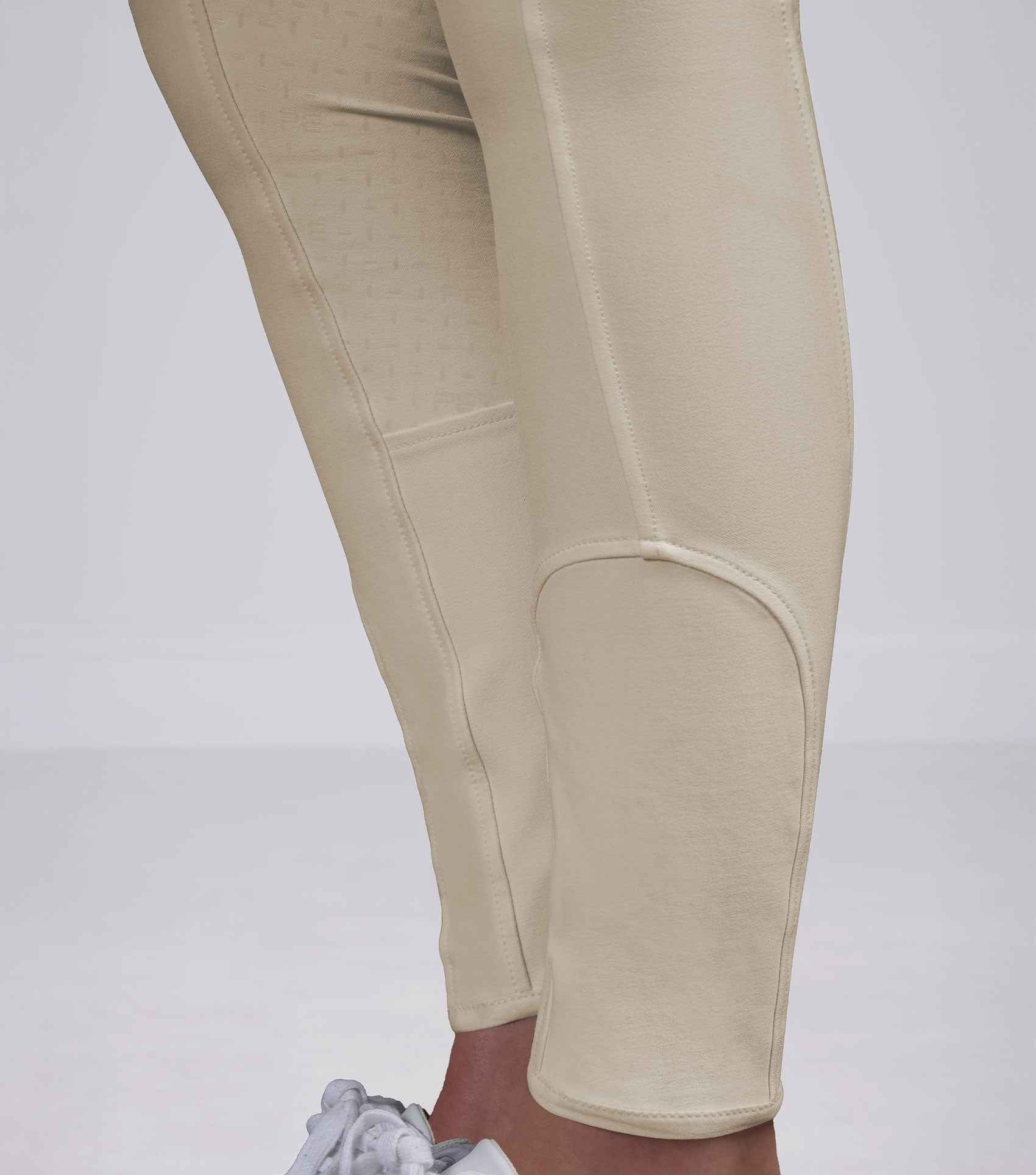 Premier Equine Filetto Womens Gel Full Seat Riding Breeches - Vanilla