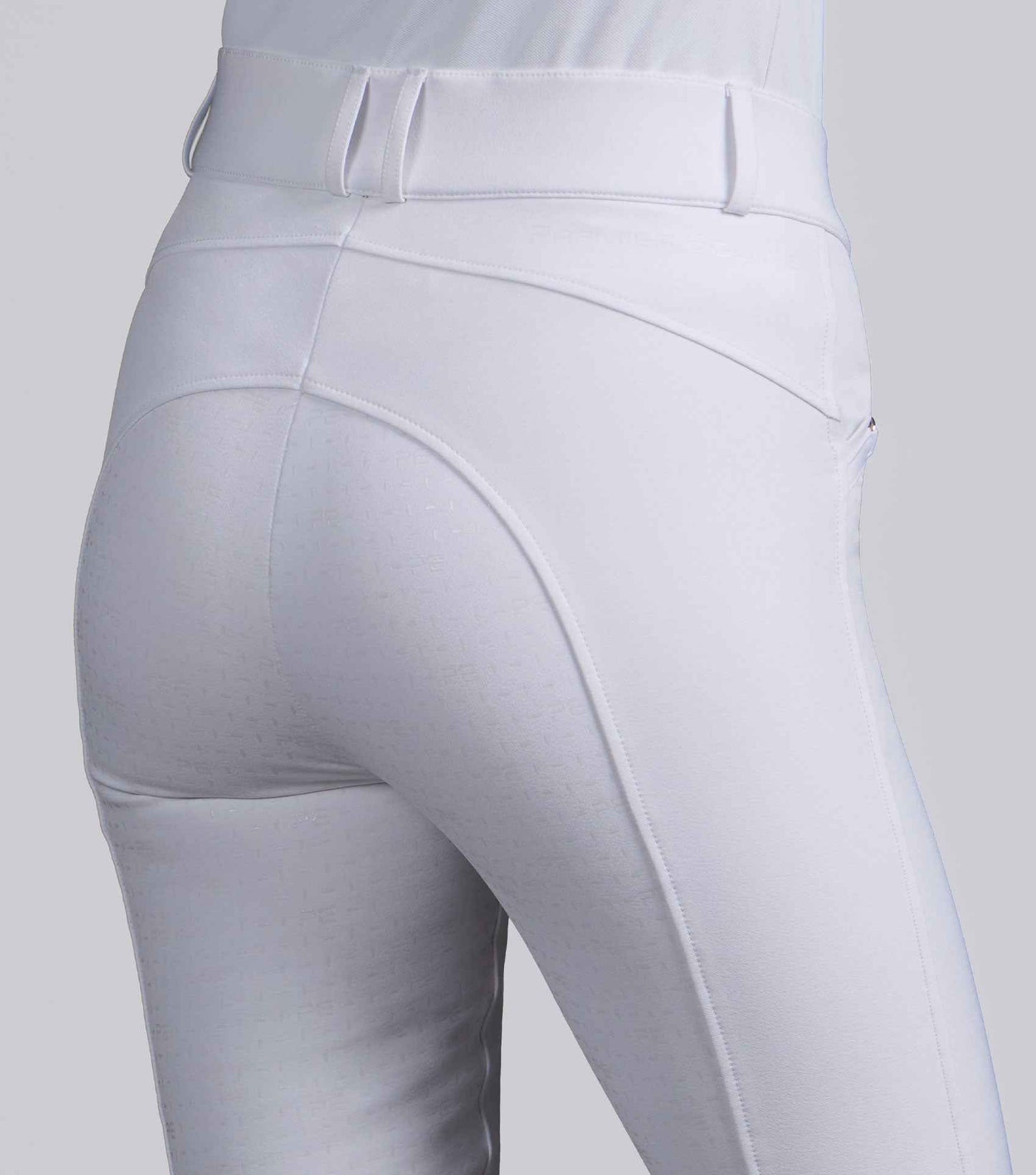 Premier Equine Filetto Womens Gel Full Seat Riding Breeches - White