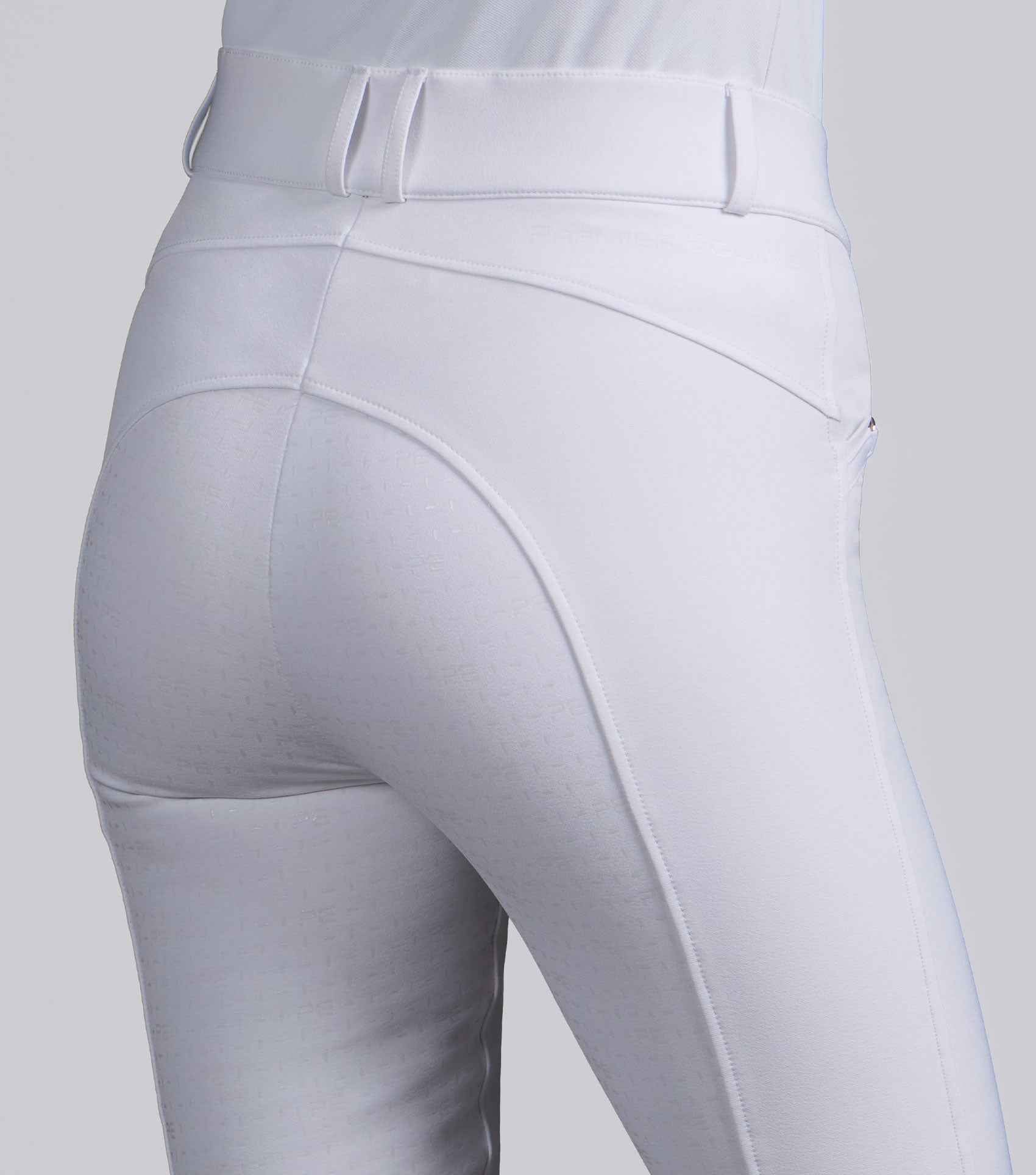 Premier Equine Filetto Womens Gel Full Seat Riding Breeches - White