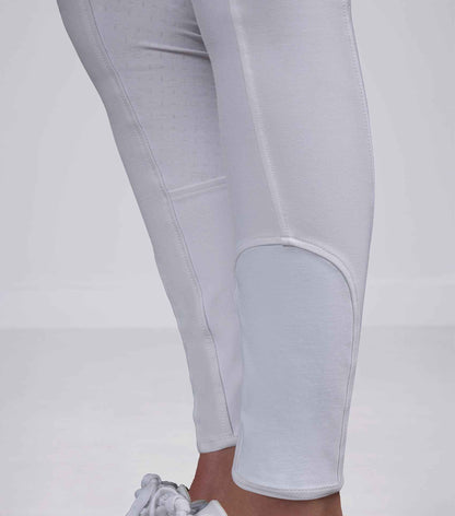 Premier Equine Filetto Womens Gel Full Seat Riding Breeches - White