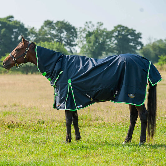 Gallop Trojan Duraproof Lightweight Turnout Combo Navy