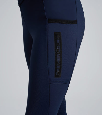 Premier Equine Concerto Girls Riding Tights Orkney Navy