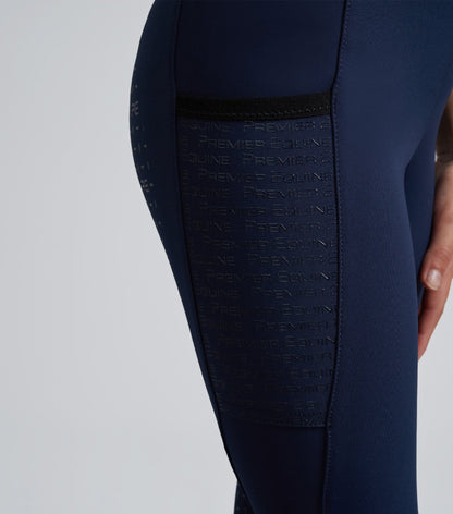 Premier Equine Concerto Girls Riding Tights Orkney Navy