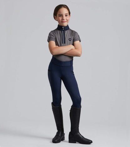 Premier Equine Concerto Girls Riding Tights Orkney Navy