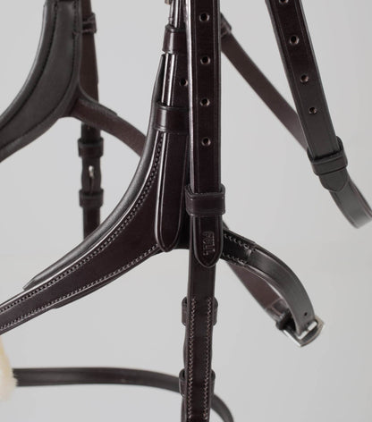 Premier Equine Glorioso Grackle Bridle Brown - N P Equestrian & Pet Supplies Ltd 