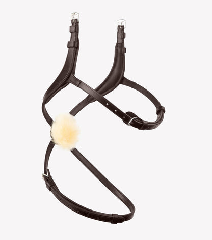 Premier Equine Glorioso Mexican Grackle Noseband Brown - N P Equestrian & Pet Supplies Ltd 